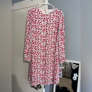 Loft Cherry Dress - Size Large Petite